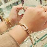 دستبند طلا لویی ویتون
